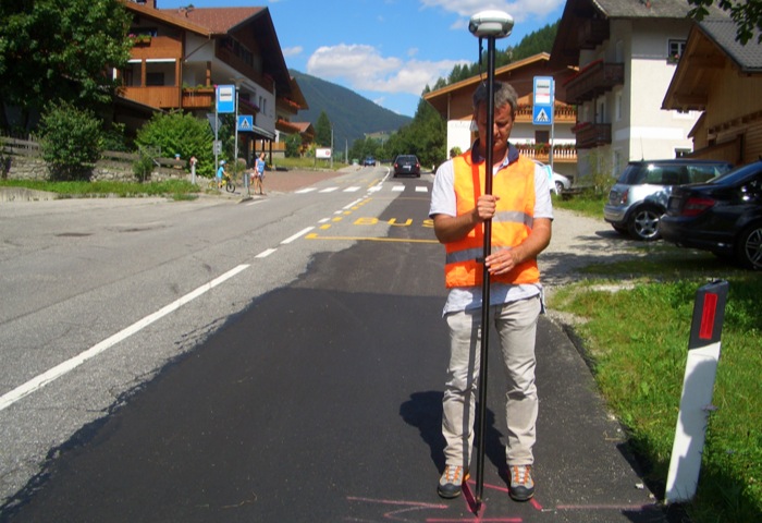 Vermessung Mittelspannungsleitung von Mhlen in Taufers bis St. Peter (20 km)